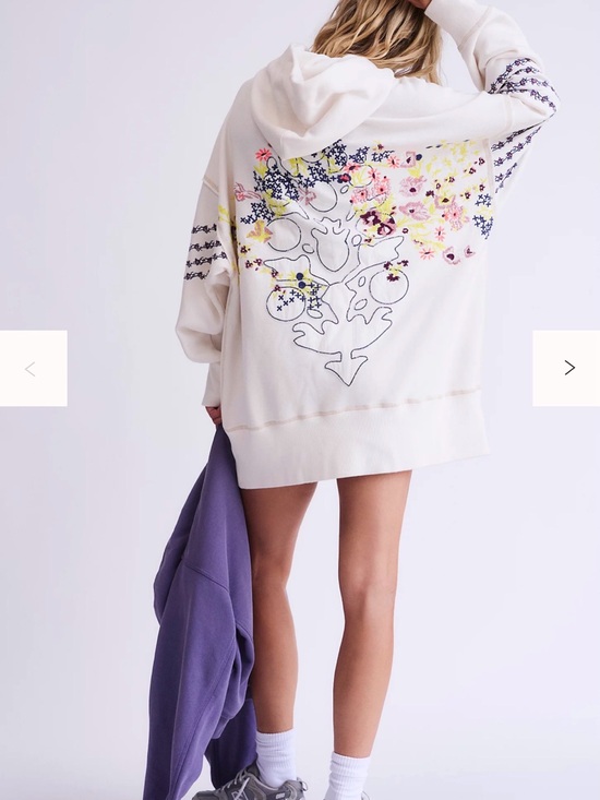 FP Movement by Free People Sweaters - NWT FP At My Best Embroidered Hoodie - oversized